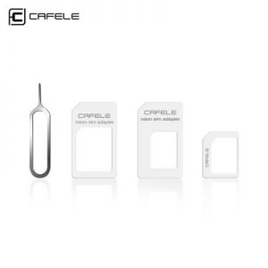 CAFELE 4 in 1 SIM Card Adapter