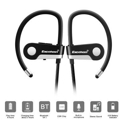 Excelvan C6 Wireless Bluetooth 4.1 Sports Headset