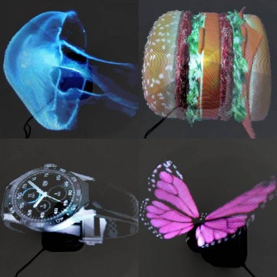 projektor hologramy